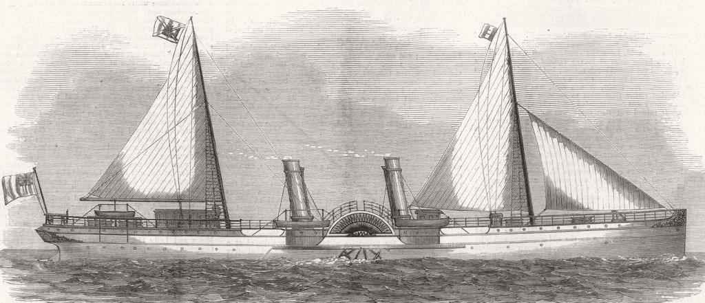 SCOTLAND. Claud Hamilton-New Steamship for Harwich & Rotterdam route 1875
